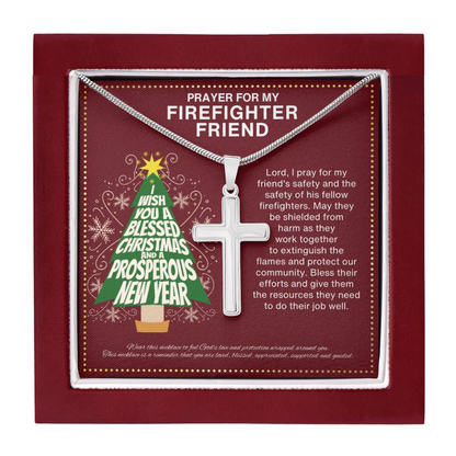 JGF Jewelry Gifts for Family BFF Firefighter Christmas Gift For Bestie Best Friend