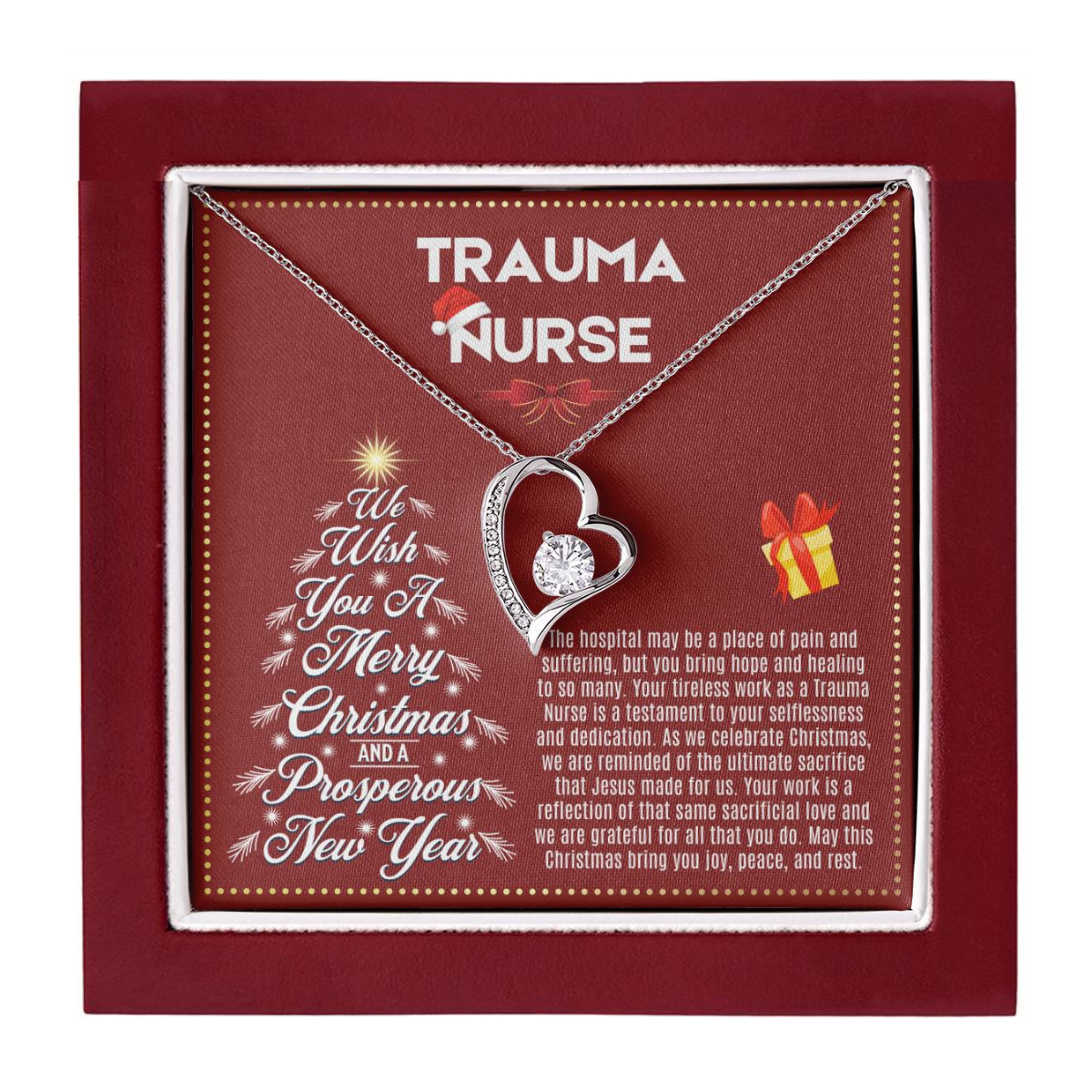 JGF Jewelry Gifts for Family Trauma Nurse Gifts for Christmas