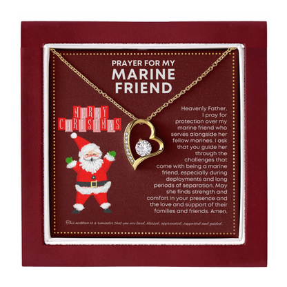 JGF Jewelry Gifts for Family US Marine Corps Gifts For Women Friend Necklace