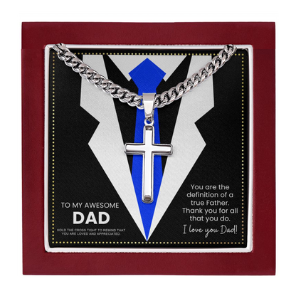 JGF Jewelry Gifts for Family Celtic Cross Pendant For Men Presents To Get Your Dad For His Birthday