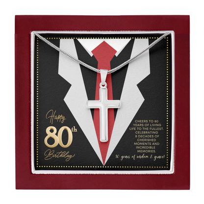 JGF Jewelry Gifts for Family Gifts For 80 Year Old Birthday