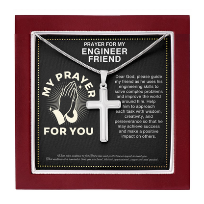 JGF Jewelry Gifts for Family Prayer Card For A Friend Computer Engineer Gifts For Men