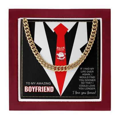 JGF Jewelry Gifts for Family Boyfriend Necklace Sterling Silver