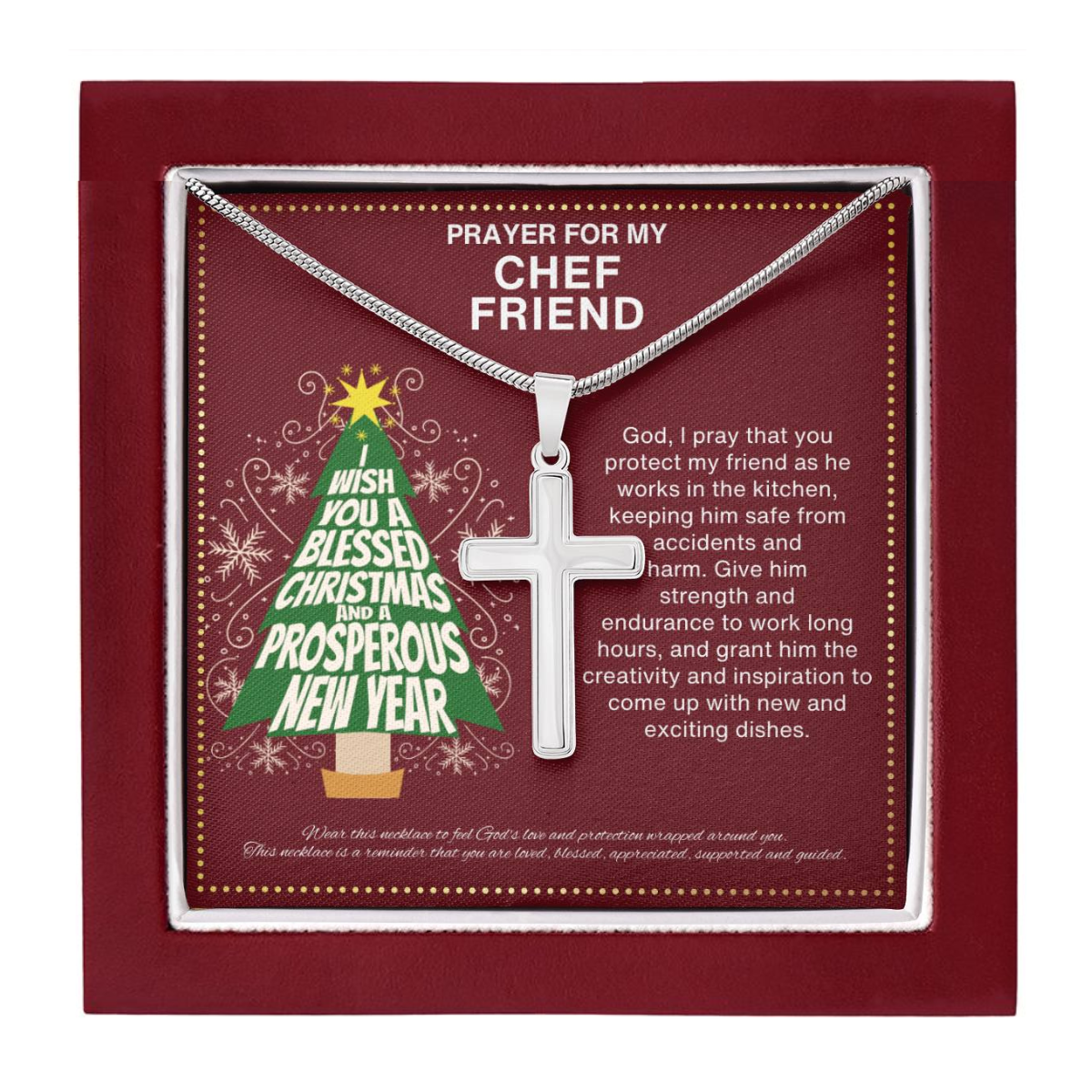 JGF Jewelry Gifts for Family Christmas For Chef BFF Bestie Best Friend Gifts