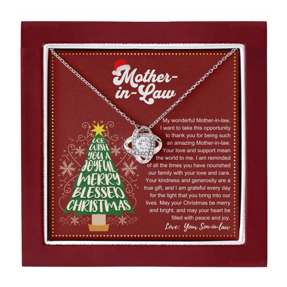 JGF Jewelry Gifts for Family | Christmas Gift For Mother In Law From Son In Law