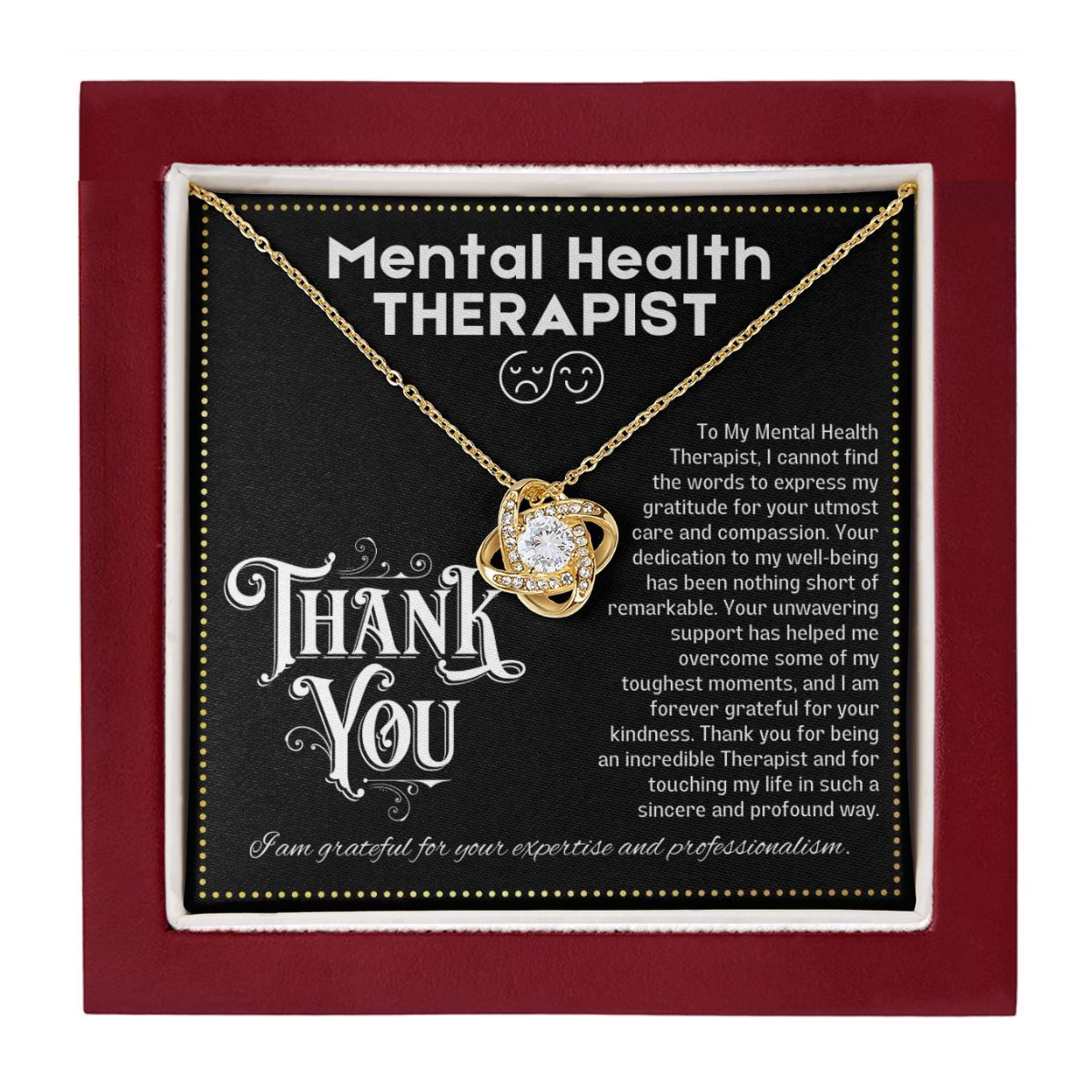 JGF Jewelry Gifts for Family |  Thank You Gifts for Mental Health Therapist