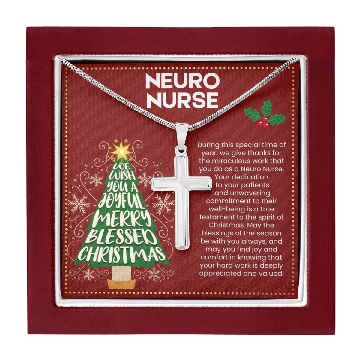 JGF Jewelry Gifts for Family  Christmas Gifts for Neuro Nurses