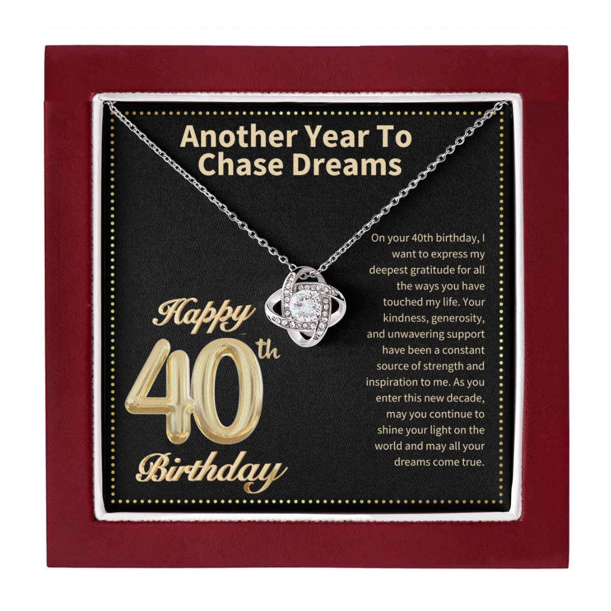JGF Jewelry Gifts for Family 40 Year Old Birthday Gifts For Women