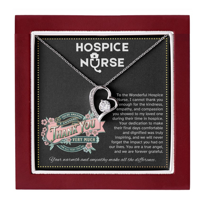 JGF Jewelry Gifts for Family Registered Nurse RN Hospice Nurse Thank You Necklace Gifts