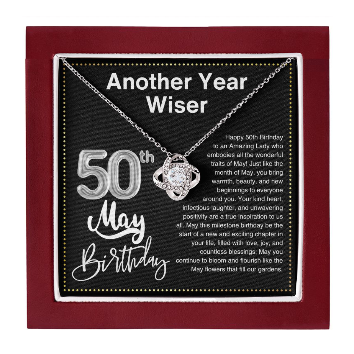 JGF Jewelry Gifts for Family 50th birthday Gifts For Daughter May