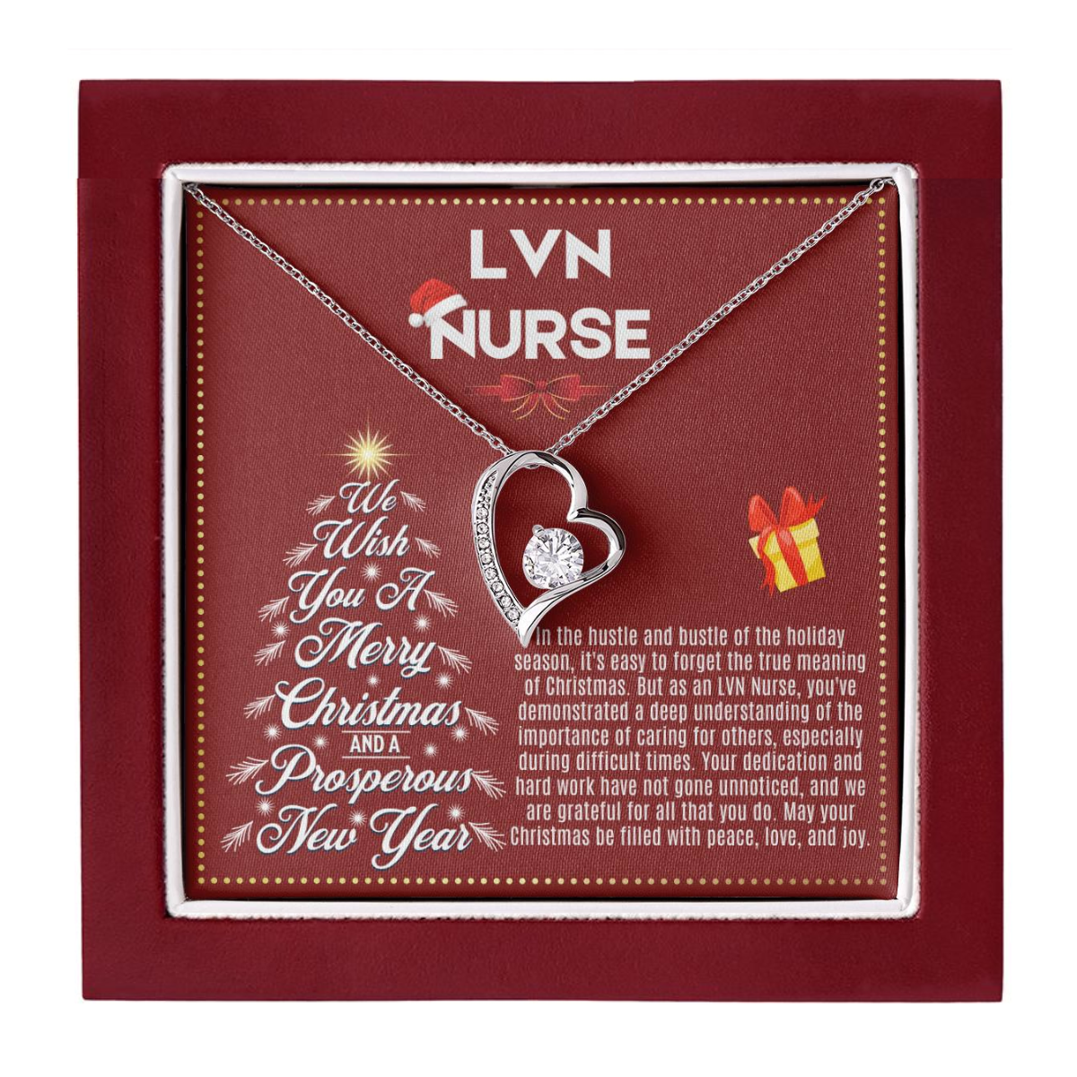 JGF Jewelry Gifts for Family | LVN Nurse Gifts for Women on Christmas