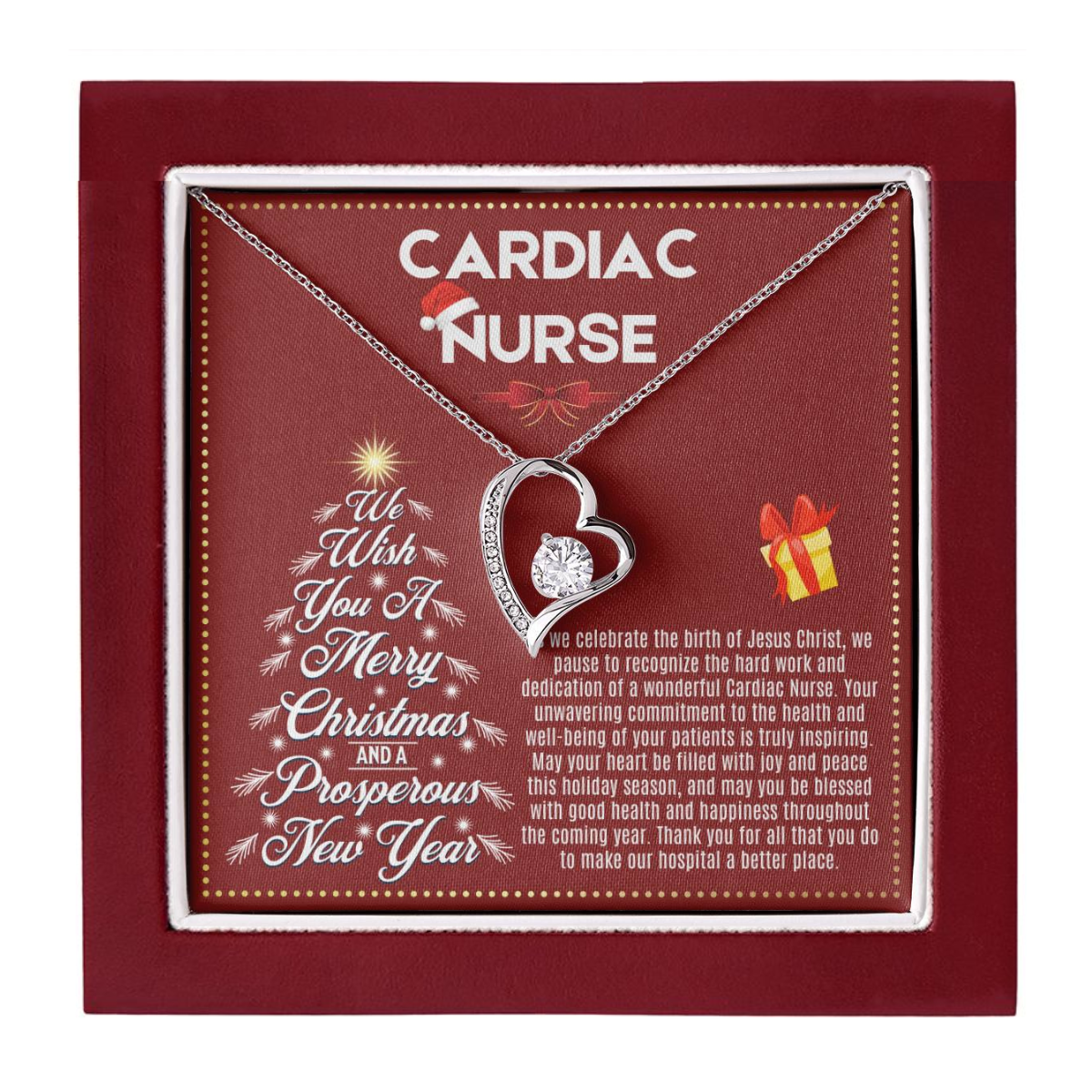 JGF Jewelry Gifts for Family | Cardiac Nurse Gifts for Christmas