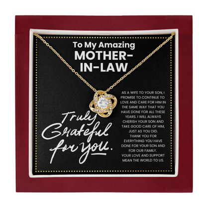 JGF Jewelry Gifts for Family Gifts To My Amazing Mother In Law