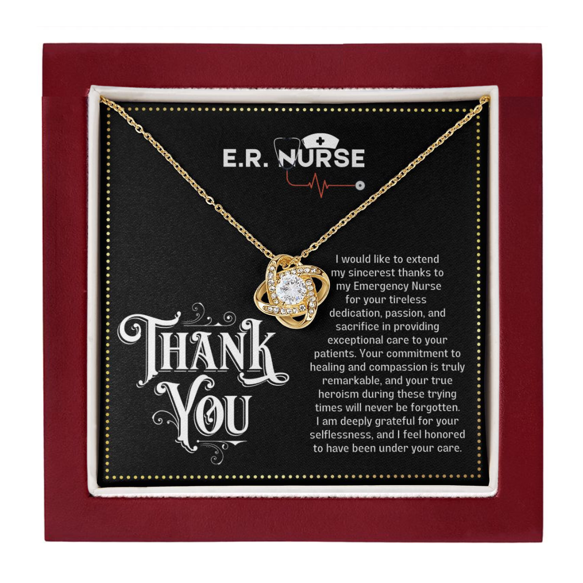 JGF Jewelry Gifts for Family | Thank You Nurse Practitioner Gifts For Women Jewelry | Pediatric ER Nurse Gifts