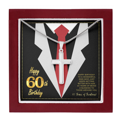 JGF Jewelry Gifts for Family Gifts for 60 Year Old Man