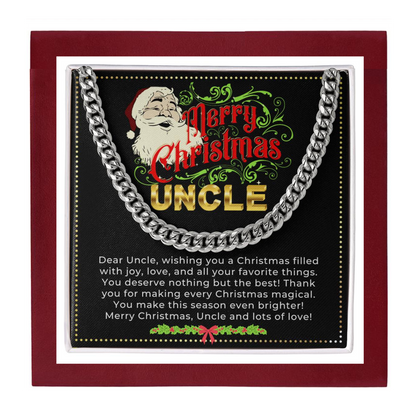 JGF Jewelry Gifts for Family | Christmas Gift for Uncle from Niece and Nephew
