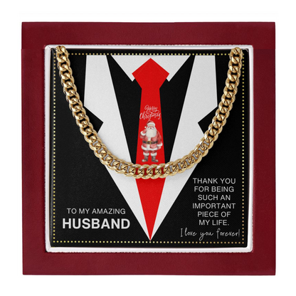 JGF Jewelry Gifts for Family Cuban Chain Christmas Gifts For Him Husband