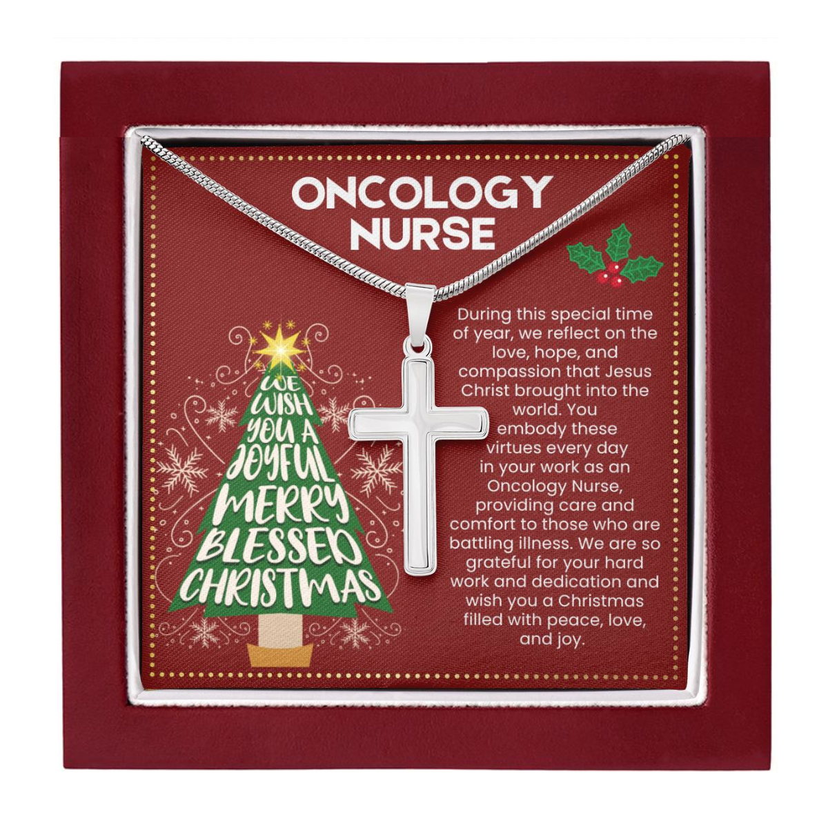 JGF Jewelry Gifts for Family Christmas Gifts for Oncology Nurses