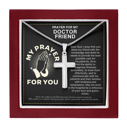 JGF Jewelry Gifts for Family Doctor Prayer for Men and Women