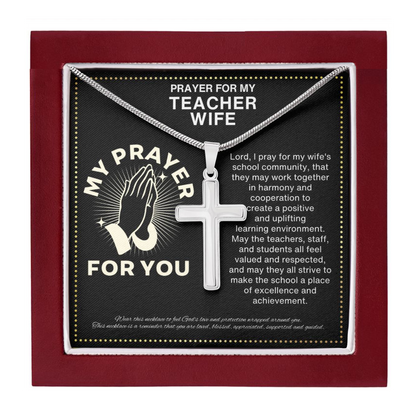 JGF Jewelry Gifts for Family I Love My Teacher Wife Teacher Mommy Gifts