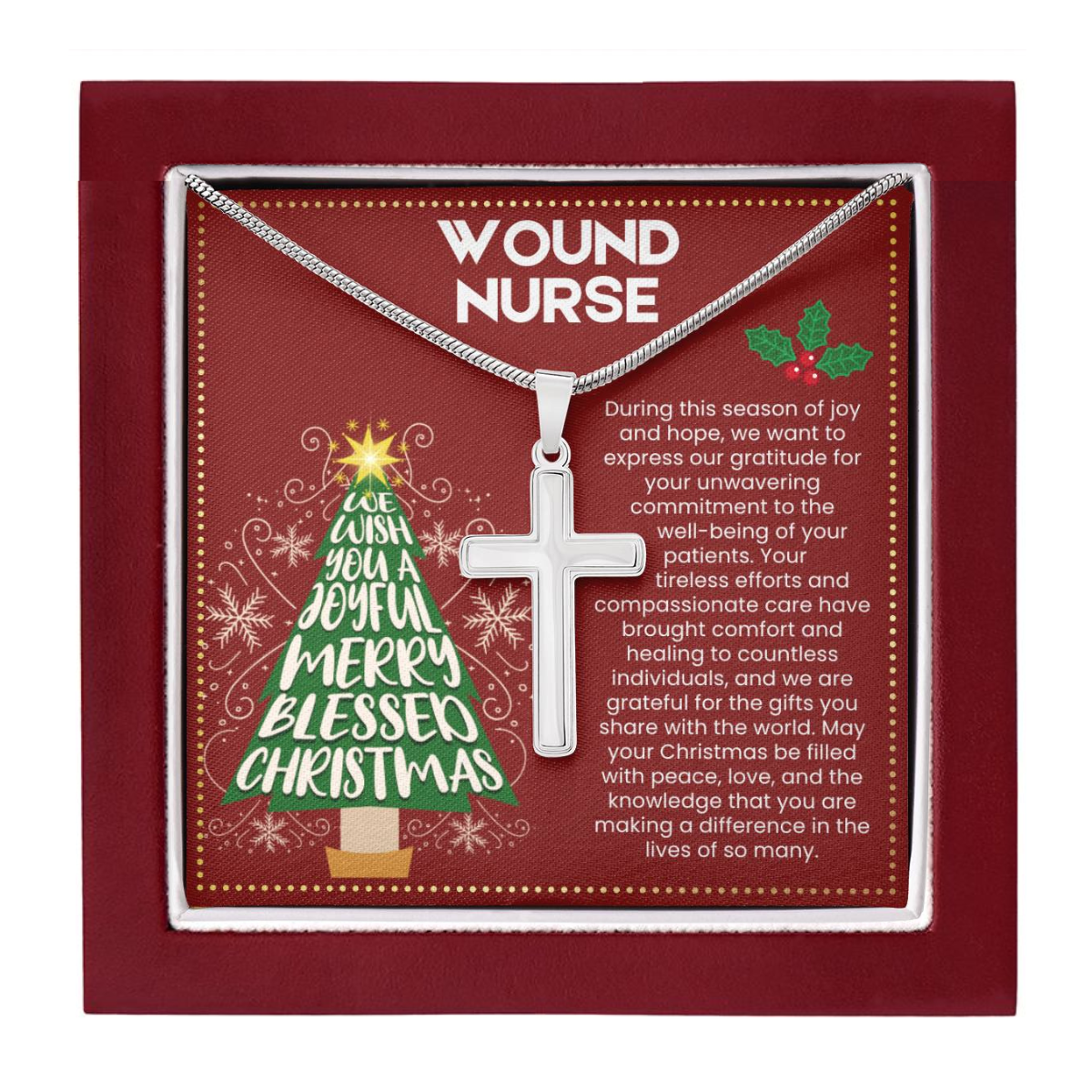 JGF Jewelry Gifts for Family Christmas Gifts for Wound Nurses