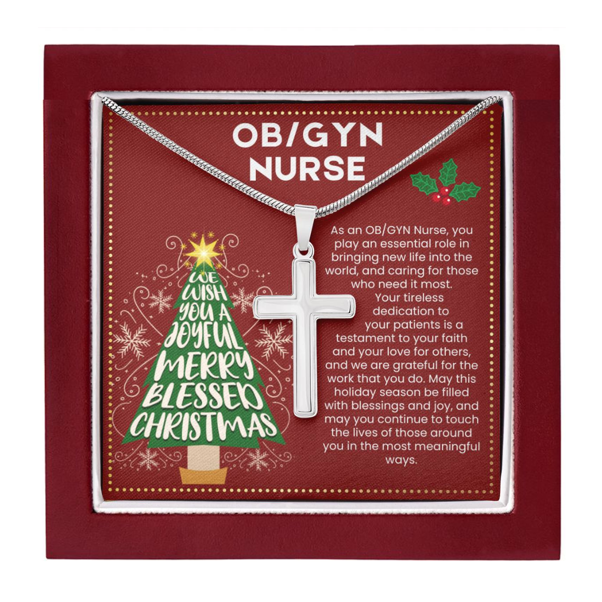 JGF Jewelry Gifts for Family Christmas Gifts for Ob/Gyn Nurses