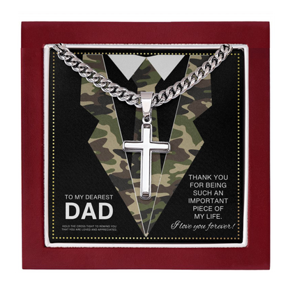 JGF Jewelry Gifts for Family Military Necklace For Men Army Necklace For Men Marine Corps Necklace
