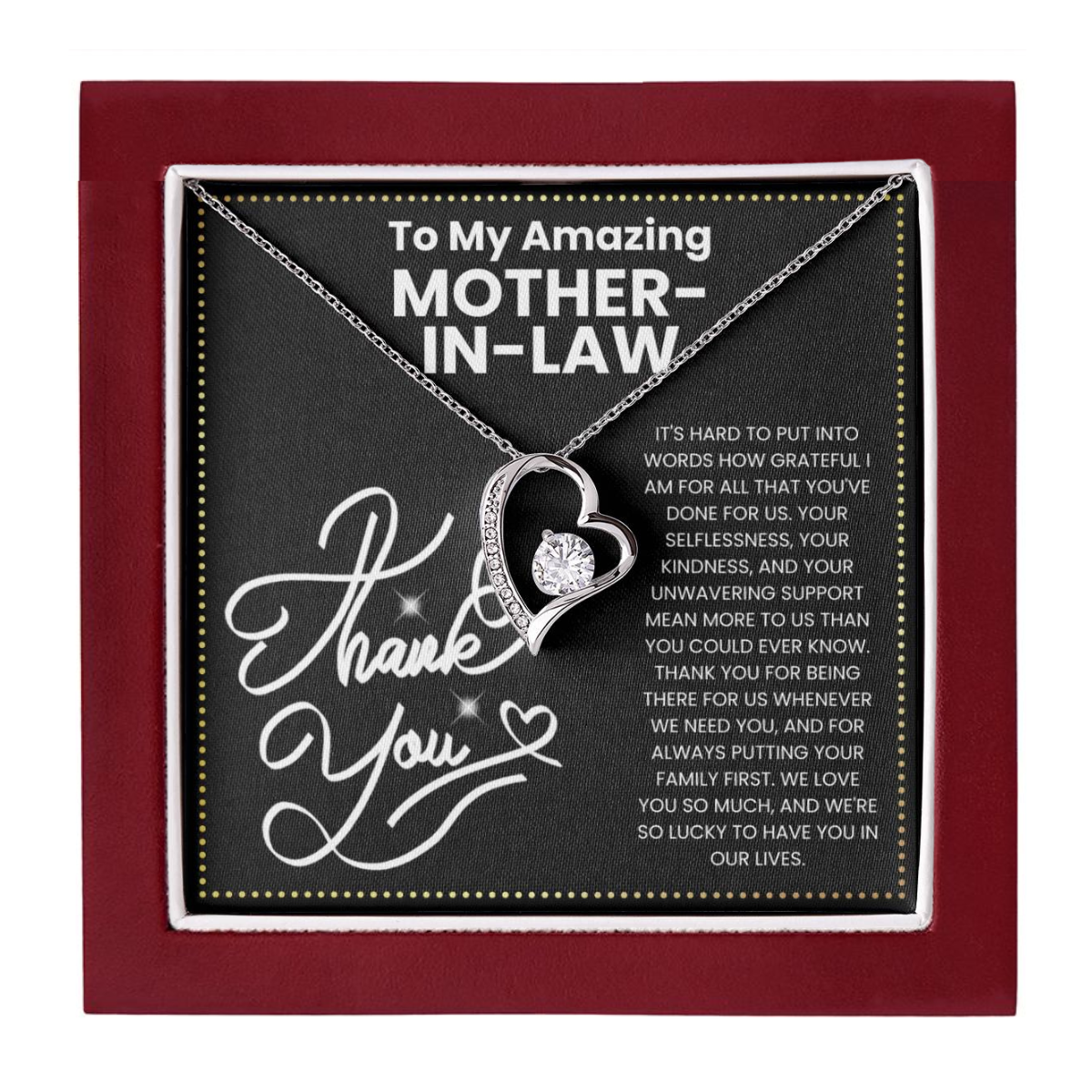 JGF Jewelry Gifts for Family Thank You Gifts For Family