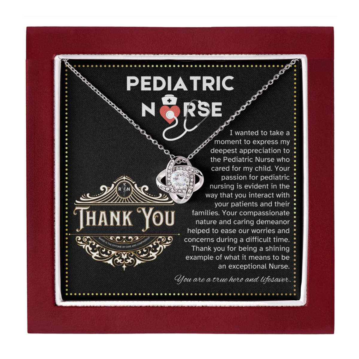 JGF Jewelry Gifts for Family | Thank You Gifts For Pediatric Nurses